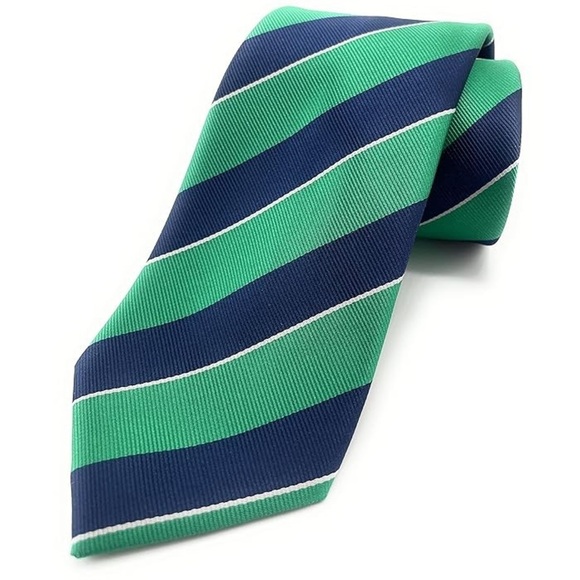 E1.12 College Striped Ties - Woven Necktie - Mens Ties Neck Tie by Scott Allan - Picture 7 of 8
